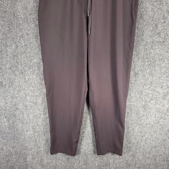 Lululemon Stretch High-Rise 7/8 Length Tapered Pants Size 8 Black Pull On - Picture 3 of 14